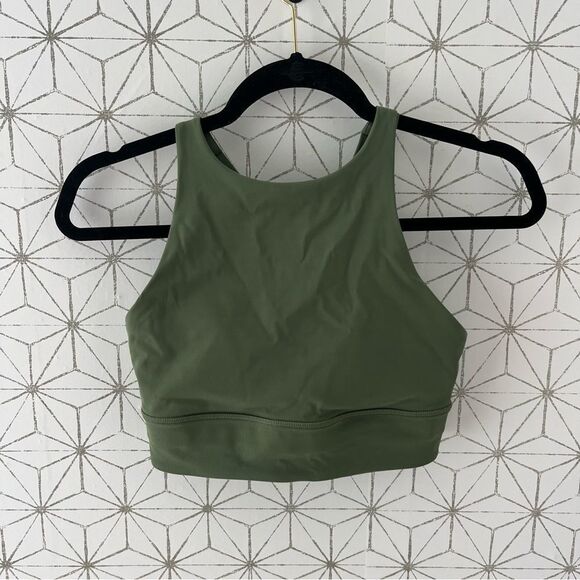 Lululemon Energy Bra High-Neck Longline *Medium Support, B–D Cups
Green Twill - Picture 5 of 8